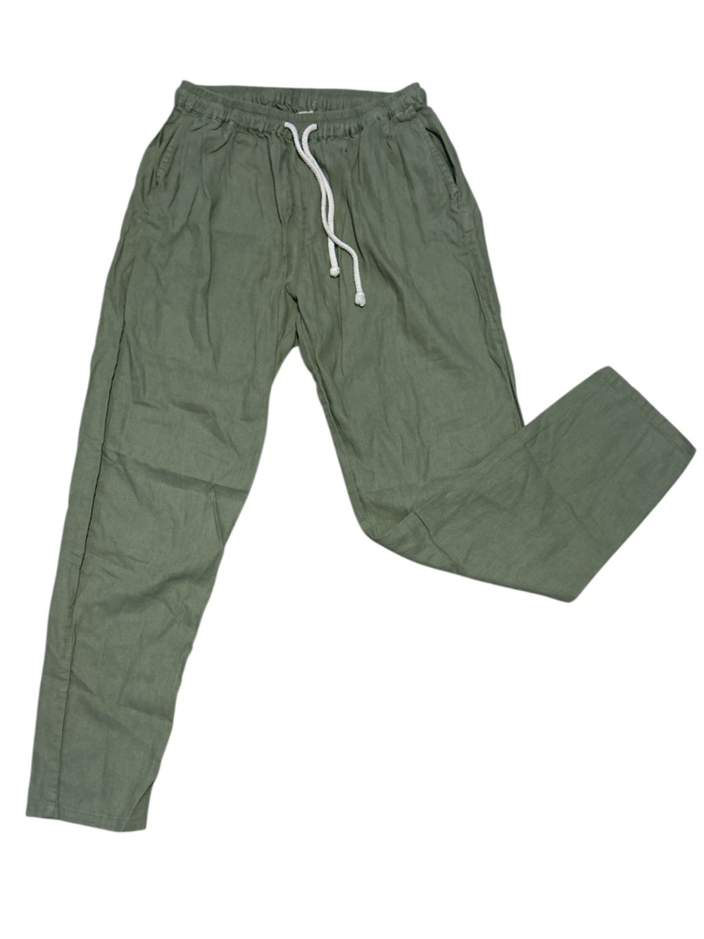 rowie the label linen Olive Pants Size Large